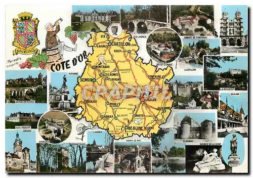 Cartes postales moderne Cote d'Or