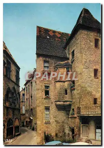 Moderne Karte Sarlat (Dordogne) Hotel Plamon XIVe siecle Denomme egalement Maison des Consults