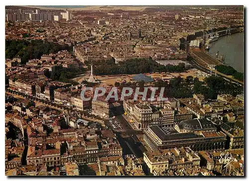 Moderne Karte Bordeaux Vue generale