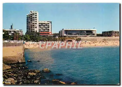 Moderne Karte Royan - Cote de Beaute La plage de Foncillon et le Palais des Congres