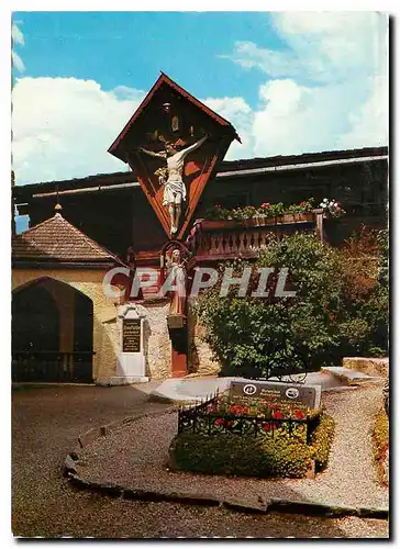 Cartes postales moderne Heiligenblut 1301m Friedhofsmotiv am Kircheneingang