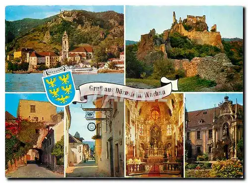Cartes postales moderne Gruss aus Duernstein in Wachau