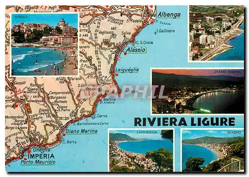 Cartes postales moderne Riviera Ligure