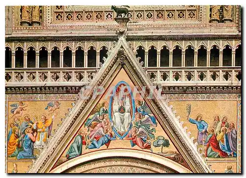Cartes postales moderne Orvieto Dome - Avenement de Notre-Dame