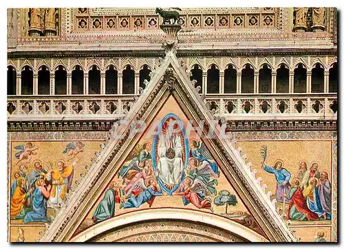 Moderne Karte Orvieto Dome - Avenement de Notre-Dame