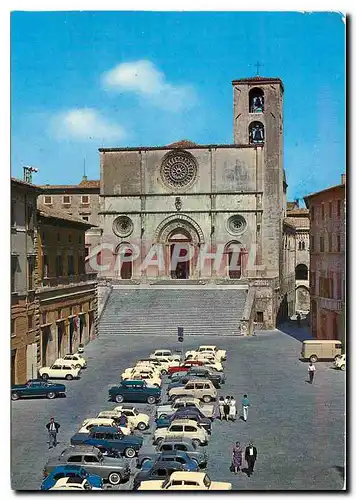 Cartes postales moderne Todi Piazza del Popolo - Duomo