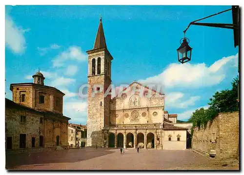 Moderne Karte Spoleto Il Duomo