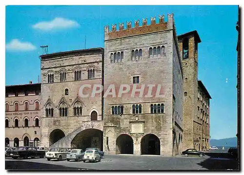 Moderne Karte Todi Palazzi del Capitano e del Popolo (sec. XII-XIII)