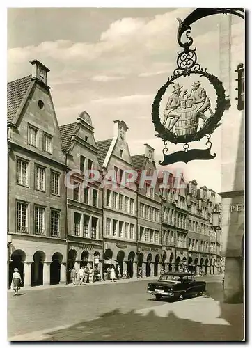 Moderne Karte Muenster/Westf. Prinzipalmarkt