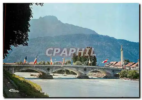 Cartes postales moderne Bonneville Le Pont sur l'Arve au fond la pointe d'Andey