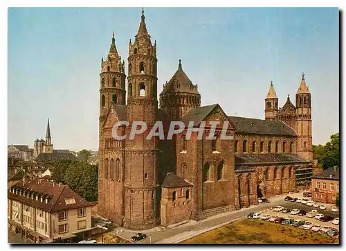 Cartes postales moderne Worms am Rhein - Dom von Nordosten