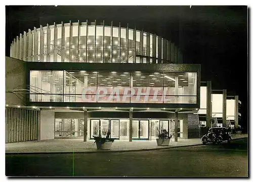 Moderne Karte Das neue Theater der Stadt Muenster/Westfalen