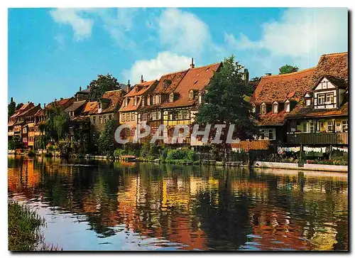 Cartes postales moderne Bamberg Fischerhaeuser an der Regnitz