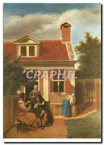Cartes postales moderne  Rijksmuseum Amsterdam Pieter de Hooch (1629- +/-1683) The Country Cottage