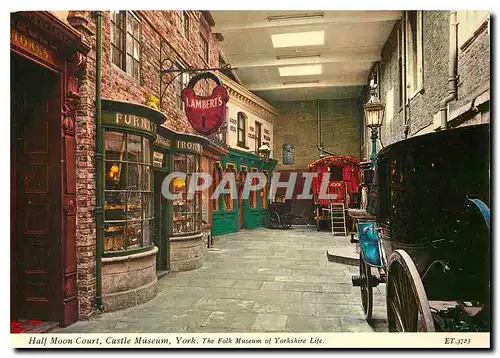 Cartes postales moderne Half Moon Court Castle Museum York. The Folk Museum of Yorkshire Life