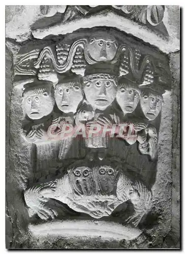 Cartes postales moderne Abbatiale de Payerne Chapiteau debut du XIe S.