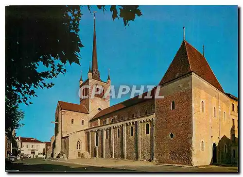 Moderne Karte Eglise Abbatiale de Payerne