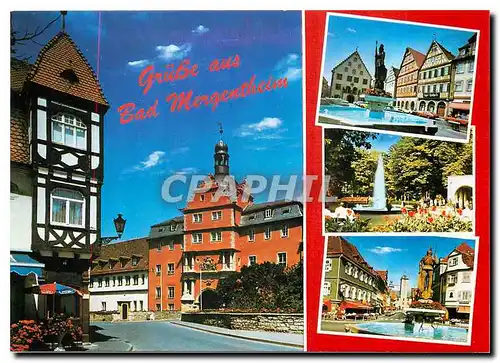 Cartes postales moderne Gruesse aus Bad Mergentheim