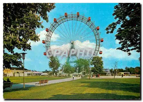 Moderne Karte Vienna. Prater Big Wheel