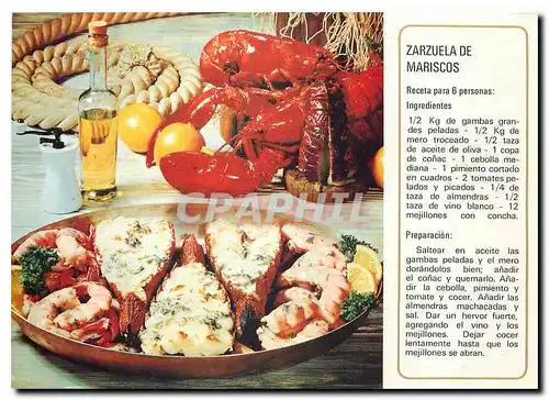 Cartes postales moderne Zarzuela de Mariscos