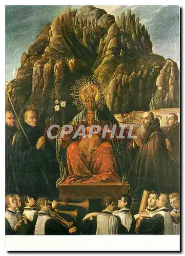 Cartes postales moderne Pinacoteca de Montserrat Virgen de Montserrat