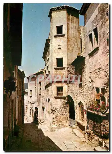 Moderne Karte Les Apilles Les Baux en Provence La Grande Rue