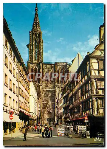 Moderne Karte Strasbourg La Cathedrale