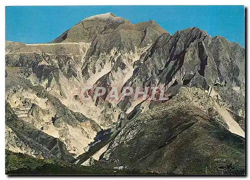 Moderne Karte Alpi Puane Quarries of marble