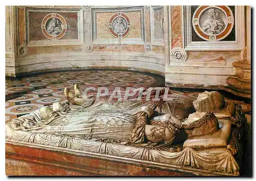 Moderne Karte Certosa di Pavia Tomb of Lodovico il Moro and Beatrice d'Este