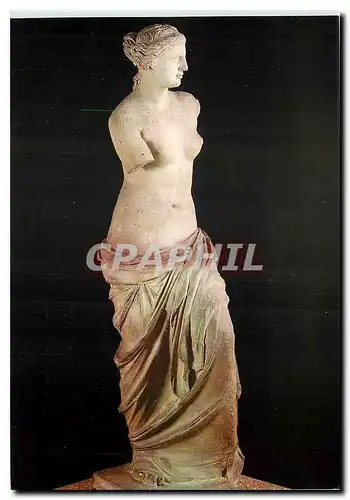 Moderne Karte Paris - Musee du Louvre Venus de Milo