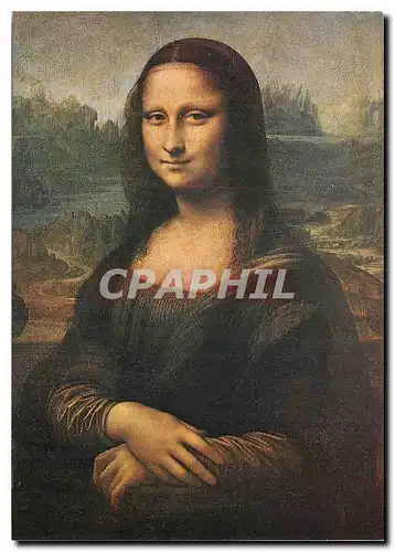 Cartes postales moderne Paris - Musee du Louvre Leonard de Vinci (1452-1519) La Joconde Mona Lisa