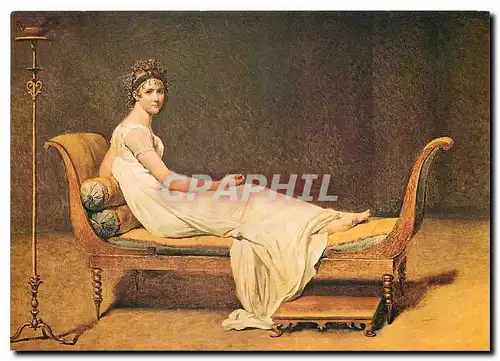 Cartes postales moderne Paris - Musee du Louvre (Ecole Francaise) David Jacques-Louis Portrait de Madame Recamier