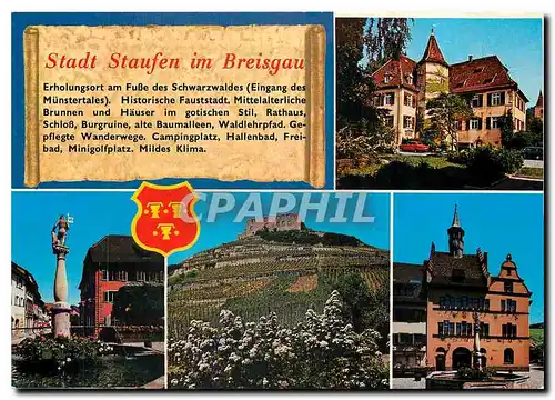 Cartes postales moderne Staufen im Breisgau Historische Fauststadt