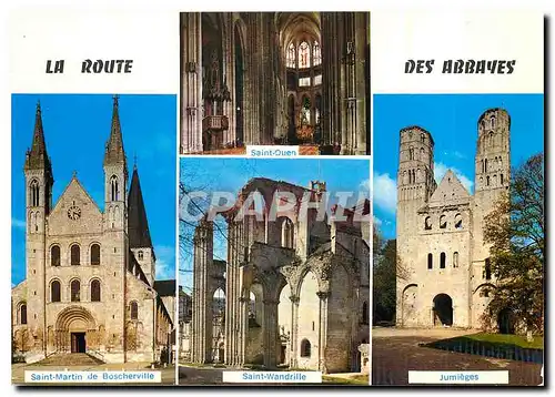 Cartes postales moderne En Normandie Rouen Abbaye de St-Georges-de-Boscherville