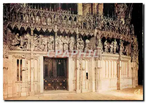 Moderne Karte Chartres Cloture du choeur de la Cathedrale