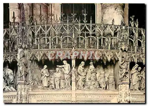 Cartes postales moderne Chartres La Cathedrale Detail du choeur