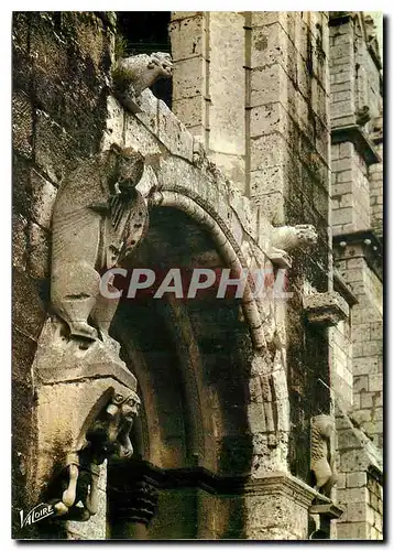 Moderne Karte Les Merveilles de Chartres La Cathedrale (XIIe siecle). Sculptures de la tour sud