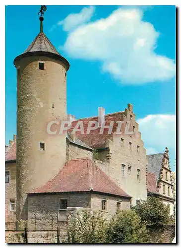 Cartes postales moderne Stadt Aub. ehemal Fuerstbischoefliches Jagdschloss