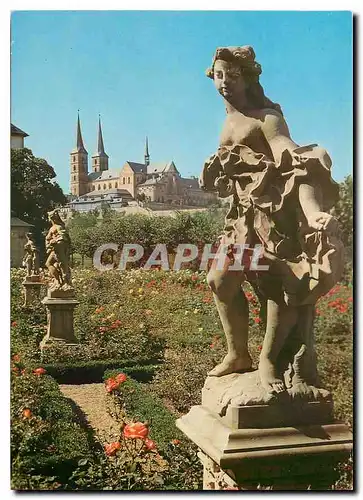 Moderne Karte Bamberg Blick vom Rosengarten auf dem Michaelsberg