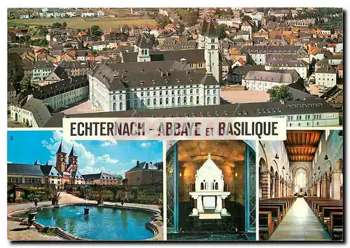 Cartes postales moderne Echternach - Abbaye et Basilique