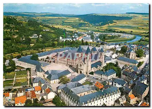 Moderne Karte Echternach Vue aerienne