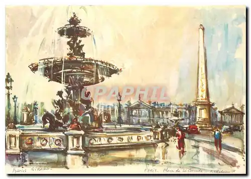 Cartes postales moderne Paris Place de la Concorde