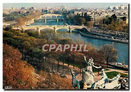 Cartes postales moderne Paris Panorama sur la Seine