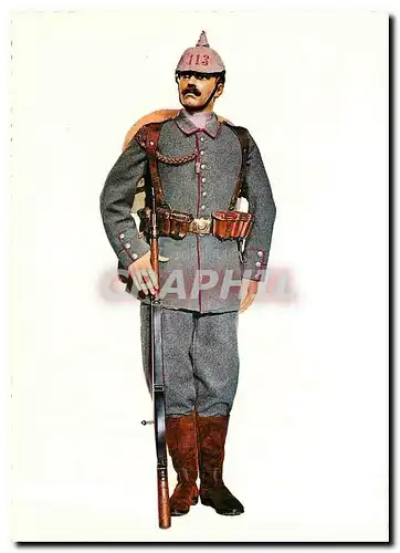 Cartes postales moderne Hotel des Invalides Musee de l'Armee Uniformes de la Guerre 1914-1918 Allemagne Gefreiter du 113