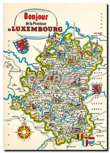 Cartes postales moderne Bonjour de la Province de Luxembourg