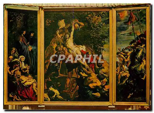 Cartes postales moderne Antwerpen Erection of the cross