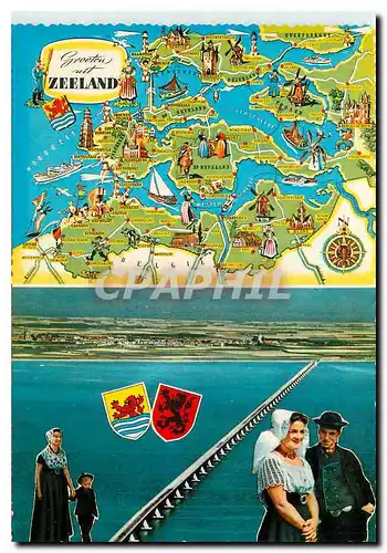 Cartes postales moderne Groeten mit Zeeland