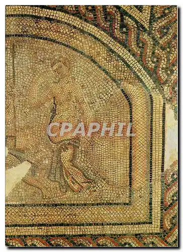 Cartes postales moderne Die roemische Liebesgoettin Venus vor dem thronenden Kriegsgott Mars