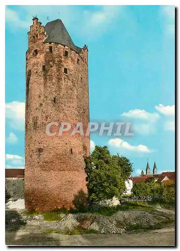 Moderne Karte Fritzlar Grauer Turm