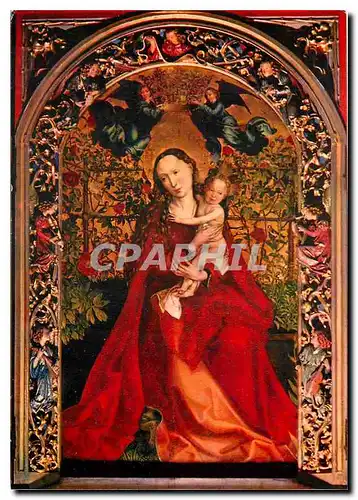 Cartes postales moderne Colmar Catehdrale Saint-Martin La Vierge au Buisson de Roses